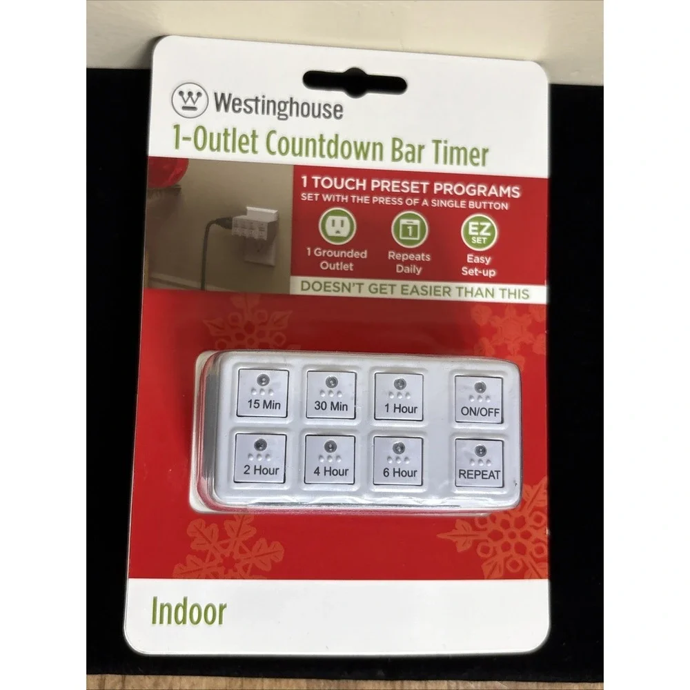 New‎ Westinghouse 1-Outlet Countdown Bar Timer